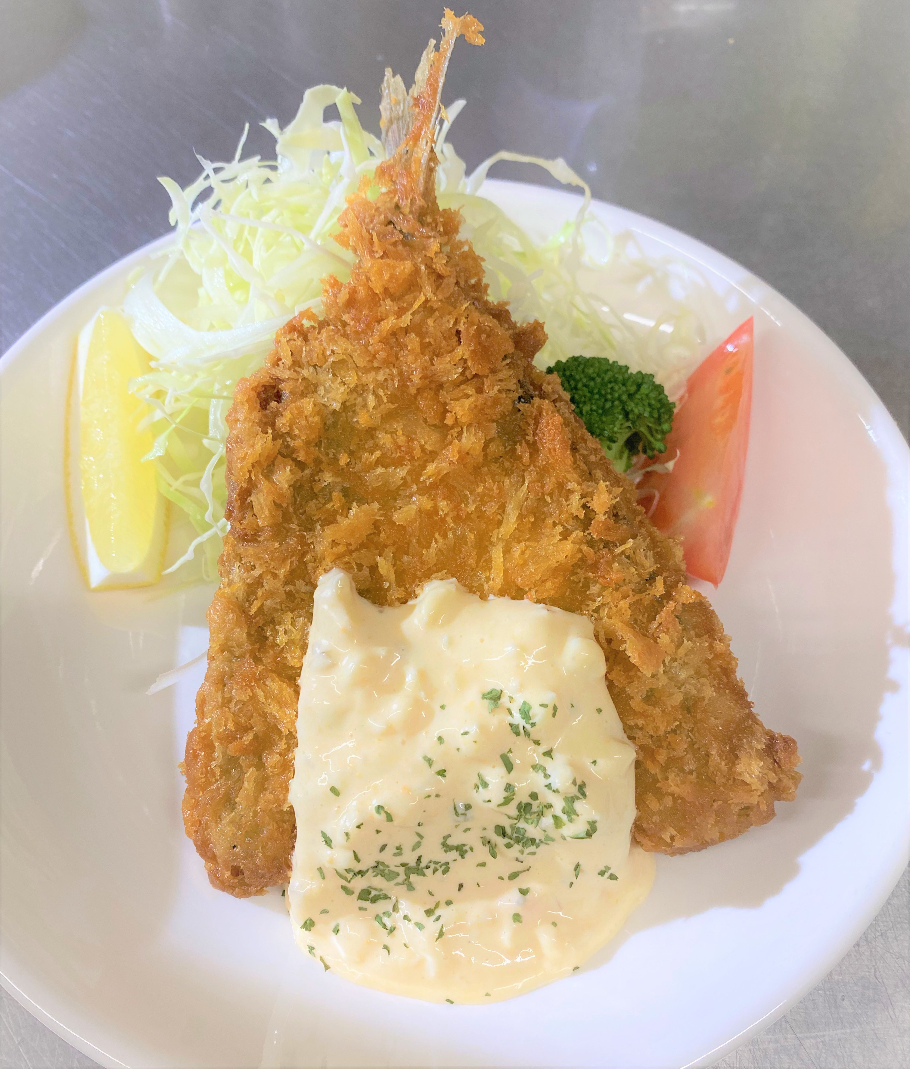 アジフライ定食